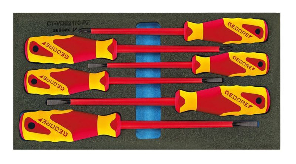 Insert GEDORE CT avec assortiment, jeu de tournevis VDE, 2309173