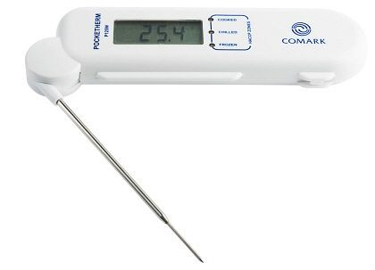 Thermomètre pliable à pénétration contacto, plage de mesure -40 à +125°C, 7853/110