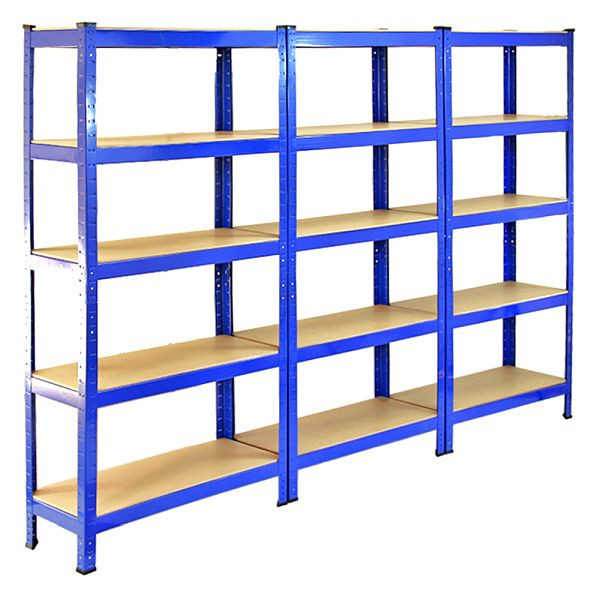 Monster Racking T-Rax 75 cm étagère de rangement bleu, lot de 3, 10385(3)