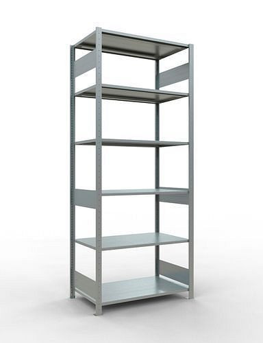 Rayonnage à étagères Schulte, champ de base, 6 niveaux de rangement, charge du compartiment 150 kg, 1060 x 636 x 2500 mm, 278801