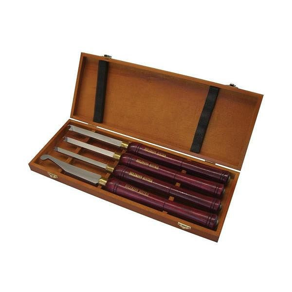 Jeu d'outils de tournage d'anneaux Holzmann 4 pièces + outil de tournage, ADSRS4TLG