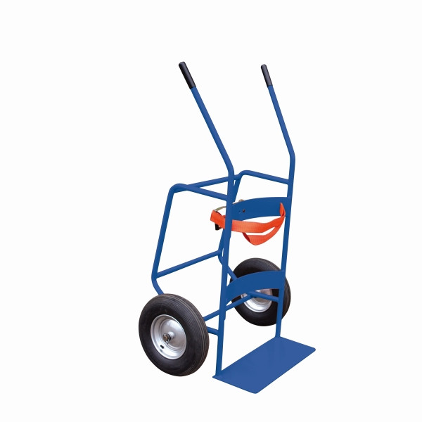 Wagon tonneau industriel Eichinger avec pneus gonflés à l'air, bleu gentiane, 22420000000097