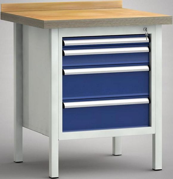 Etabli standard KLW - 750 x 700 x 840 mm L x P x H, WS052N-0750M40-E7020