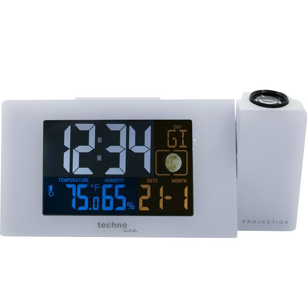 Réveil radio-piloté Technoline, dimensions : 165 x 56 x 75 mm, WT 537