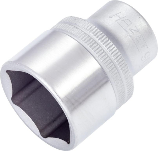 Douille Hazet, hexagonale, carrée creuse 12,5 mm (1/2"), 27 mm, moletée, 900-27