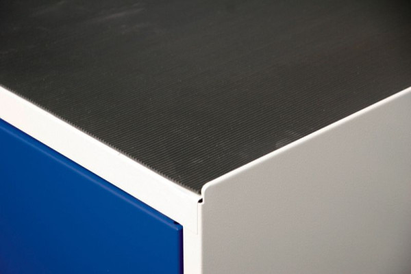 support d'armoire en caoutchouc ondulé émoussé, série 3000, largeur 500 mm, 3001050
