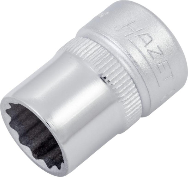 Douille Hazet, bi-hexagonale, carré creux 10 mm (3/8"), profil de traction extérieur double hexagonal, 7/16", 880AZ-7/16