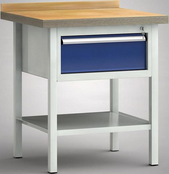 Etabli standard KLW - 750 x 700 x 840 mm L x l x H, WS057N-0750M40-E7023