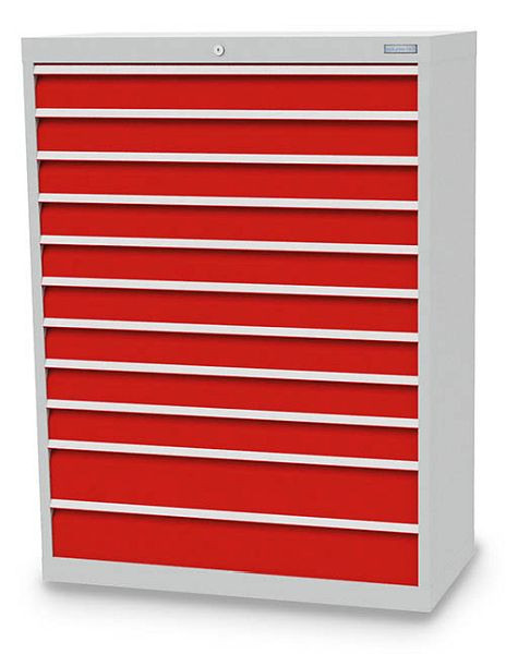 Armoire à tiroirs Bedrunka+Hirth, profondeur 500 mm, R 36-16, nombre de tiroirs : 11, dimensions en mm (LxPxH) : 980 x 500 x 1319, 913.920