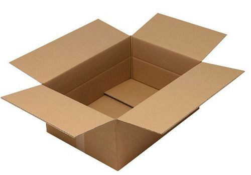 Boîte pliante en carton ondulé TransPak à 2 parois, dimensions intérieures 610 x 430 x 250 mm, format A2, qualité 2.30BC, paquet : 10 pièces, 299401