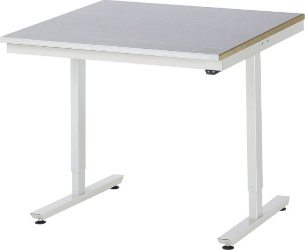 Table de travail RAU série adlatus 150, L1000 x P1000 x H720-1120 mm, 08-AT-100-100-ES