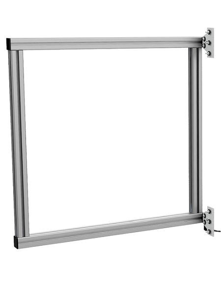 Bedrunka+Hirth cadre pivotant vide, pour montage individuel, dimensions en mm (LxPxH) : 700 x 700 x 40, 07.98.7070