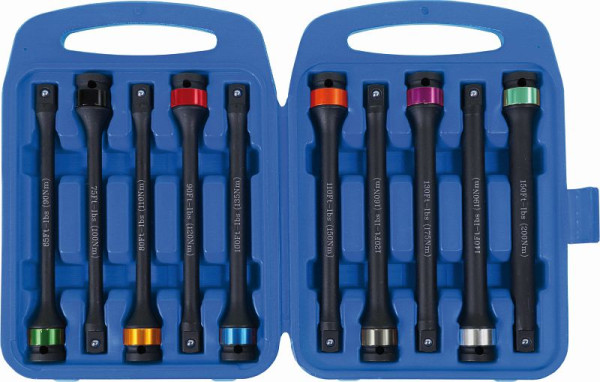 Kunzer jeu d'extensions de couple 1/2", 10 pièces, 7DMV10