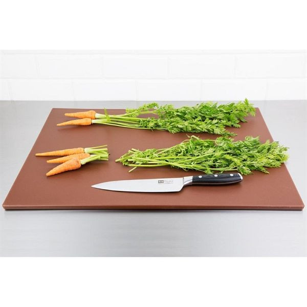 Planche à découper Hygiplas LDPE vert 600x450x10mm, HC875