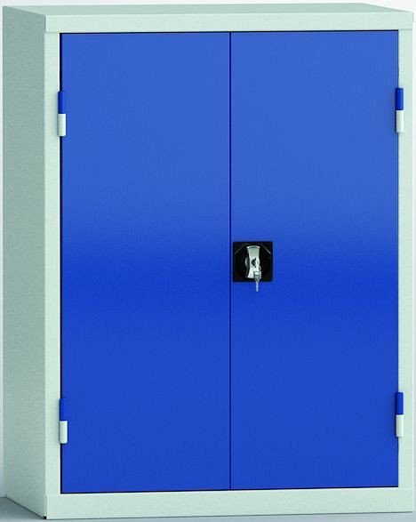 Armoire universelle KLW, 1000 x 750 x 490 mm, portes battantes, 2 étagères, 7FN-CH1000TD-7524XRB