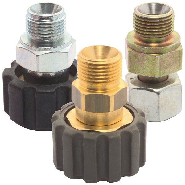 ELMAG HD tétine double 'laiton', 2 x AG 22x1,5 (Kärcher/Kränzle), 42214