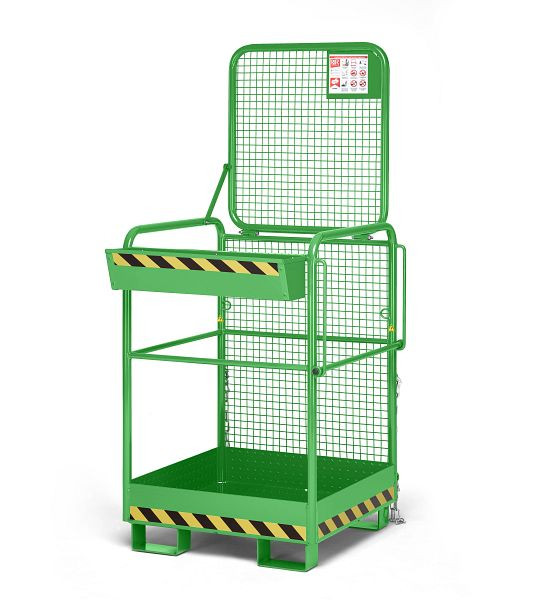 Panier de travail RR Industrietechnik, RAK-One, RAL 6018 jaune-vert, 120000096