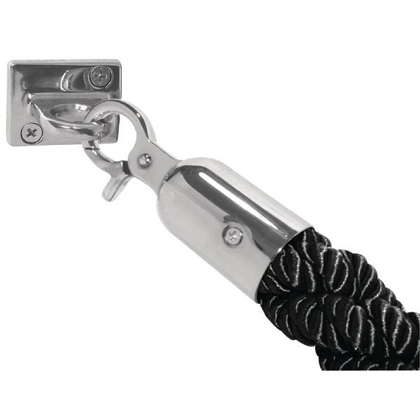 Boléro cordon torsadé noir-zinc, CF136