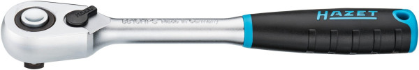 Cliquet réversible Hazet HiPer à dents fines, verrouillage de sécurité, carré plein 10 mm (3/8 pouce), 8816HPS