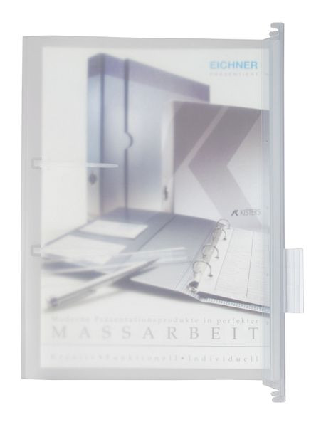 Dossier suspendu Eichner en PP, transparent, bandes de classement : en haut, UE : 15 pièces, 9219-00192