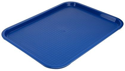 Plateau Contacto Fast Food 40 cm polypropylène bleu, 40x30cm, 5353/403