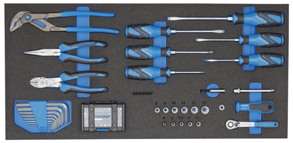 Assortiment d'outils GEDORE en module CT 65 pièces, 3005267