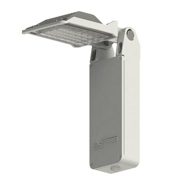 ELSPRO LED Platz- und Wegebeleuchtung WHIPLED 28, Ausführung 1, Leistung: 32 W, lichtgrau RAL7035, EWL2328-1LG