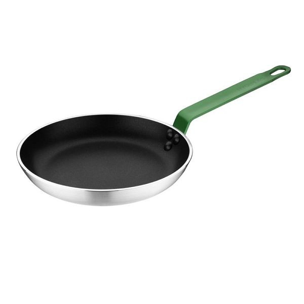 Poêle antiadhésive Hygiplas Teflon Platinum Plus 200 mm manche vert, FB470