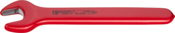 Clé à fourche Hazet, double isolation, profil hexagonal externe, 19 mm, 450KV-19