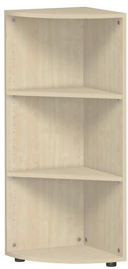 Étagère d'angle geramöbel avec pieds, 400x400x1104, érable, S-343010-A
