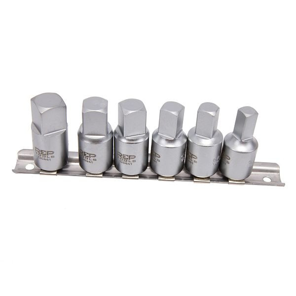 Clé à douille carrée RepTools pour bouchons de vidange d'huile, 8 - 14 mm, XXL-120441