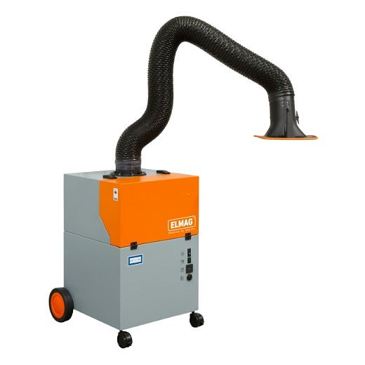 Système d'aspiration ELMAG, mobile, Smart-Master, H13 AT-Edition, bras d'aspiration Ø 150mm/3m en version tuyau, 58651