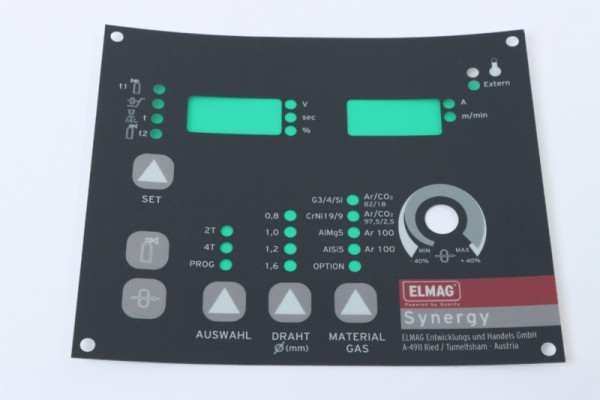 ELMAG Film de clavier pour boîtier de commande, pour DMS 402 DG, 412 DW, 452 D44, 9504305