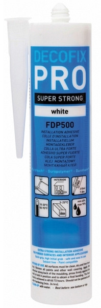 rutec Projekt Decofix Strong blanc 310 ml pour murs et plafonds intérieurs pour 8M, PFG950