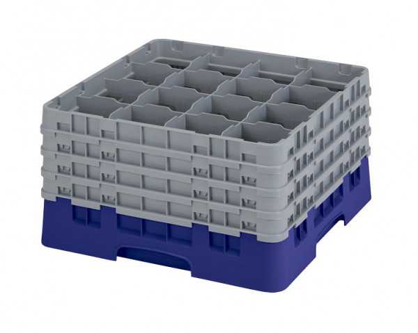 Panier de lavage Cambro 16 compartiments Camrack® hauteur: 23 cm bleu marine, unité: 2 pièces, 16S900186