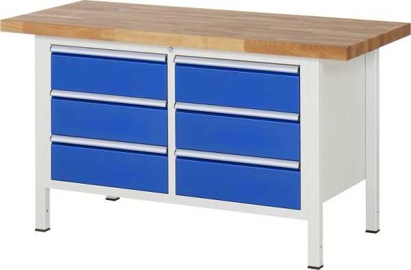 Etabli RAU série 8000 - modèle 8473, L1500 x P700 x H840-1040 mm, 13-8473A2-157B4H.11