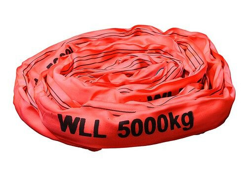 Elingue ronde MMXX, capacité de charge 5000 kg, circonférence 8 m, rouge, 46987