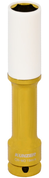 Kunzer Insert d'écrou de roue à percussion + manchon en plastique 19mm entraînement 1/2", 812RL19