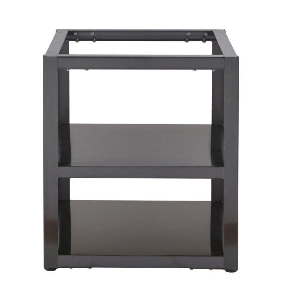Module de base Myoutdoorkitchen 60 cm, 1 module, noir, Nordic Line, 11559