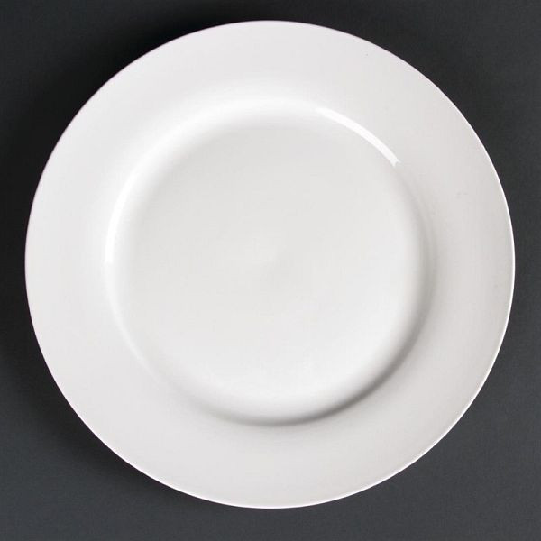 Assiettes rondes Lumina à bord large 27cm, UE : 6 pièces, CD625