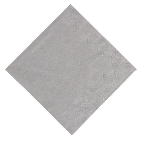 Serviettes à lunch compostables Duni gris granit 33cm, UE: 1000 pièces, GJ103