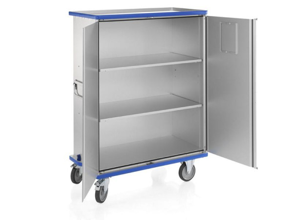 Chariot armoire Gmöhling anodisé G®-CUP E 2726 ID, 1,08 m³, 024272626