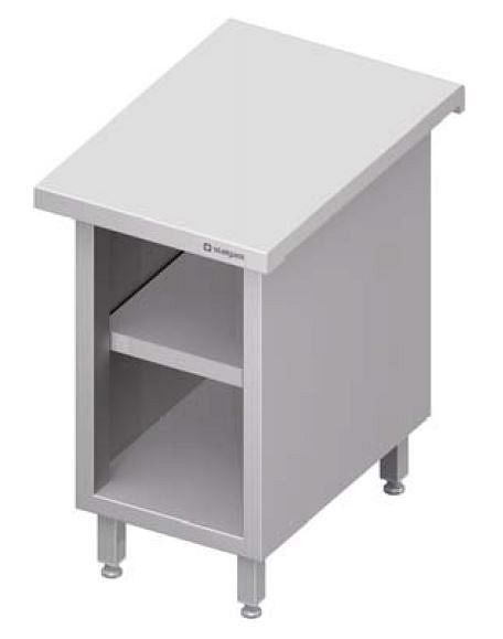 Stalgast édition neutre "Free Flow" avec meuble bas ouvert 500x735x880 mm couvercle en acier inoxydable, FF05122