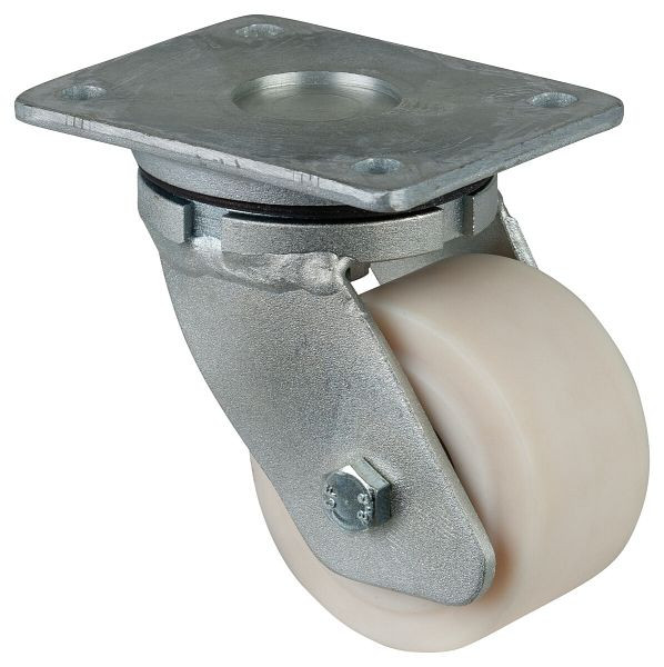 Roulette pour charges lourdes BS Rolls, largeur de roue 55 mm, Ø roue 100 mm, capacité de charge 900 kg, bande de roulement/corps de roue en polyamide moulé, roulements à billes, RR100.B16.100