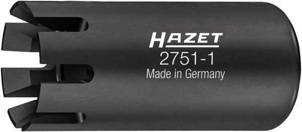 Douille de turbocompresseur Hazet, profil spécial 2751-1, carré 6,3 mm (1/4 pouce), 12 mm, 2751-1