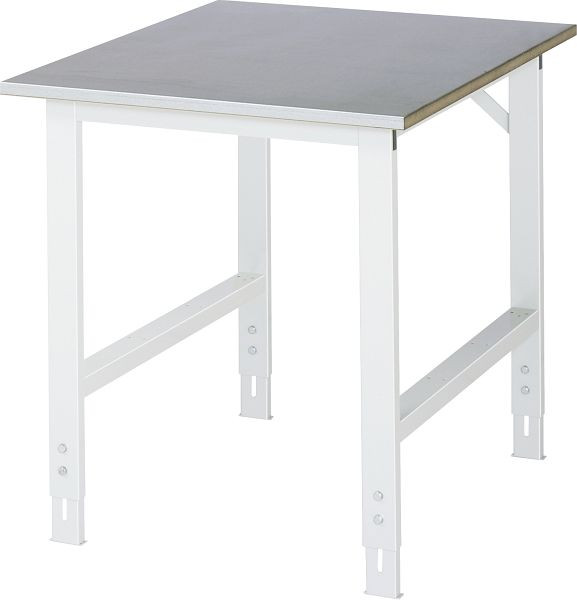 Table de travail RAU série Tom (table de base), L750 x P1000 x H760-1080 mm, 06-625ES10-07.12