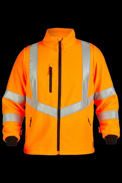 Veste polaire ROFA 2732337, taille 64/66, couleur 146-orange lumineux, 2732337-146-64/66