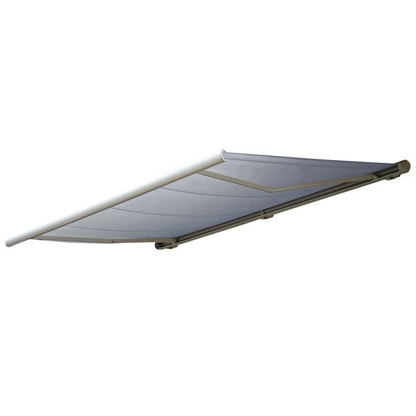 Housse de remplacement Mendler pour auvent T123, housse de remplacement de cassette complète protection solaire 4,5x3m, crème acrylique, 76536