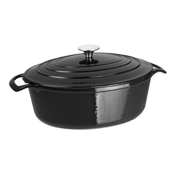 Cocotte ovale Vogue noire, GH306