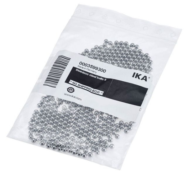 Billes en acier inoxydable IKA, 250 g, billes en acier inoxydable pour récipients mélangeurs BMT, 0003599300